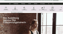 Desktop Screenshot of entspannungstrainerausbildung.com